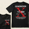 Custom Your Year Generation X 1965-1980 Vintage Graphic T-Shirt