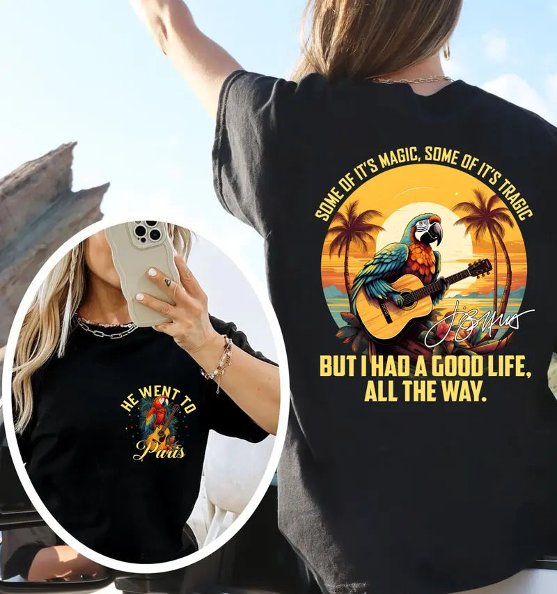 HOT The Way Jimmy Buffett Signature T Shirt, R.I.P Jimmy Buffet Shirt, 90s Vintage Jimmy Buffett Fan Gift Shirt